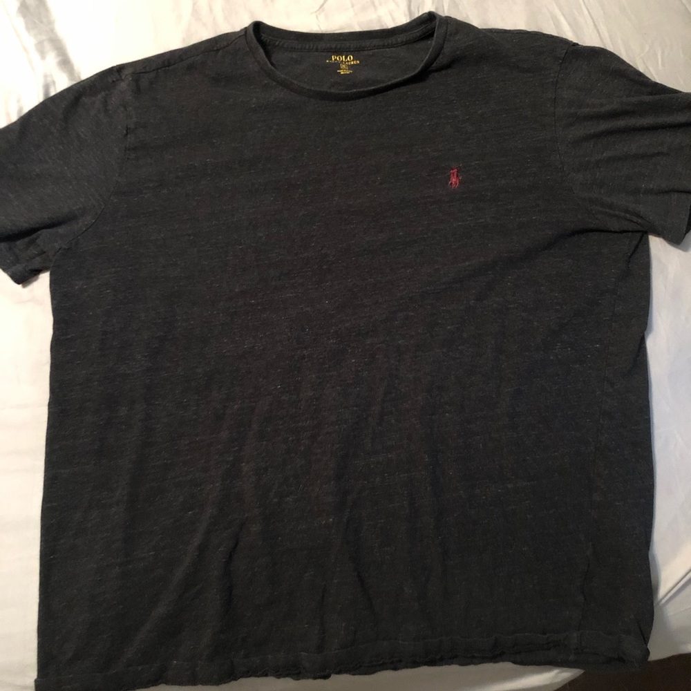 Black polo shirt